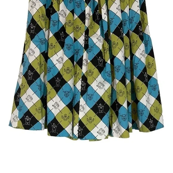 Vixen By Micheline Pitt Ghostbusters Midi Swing Skirt Size XS - Picture 7 of 9